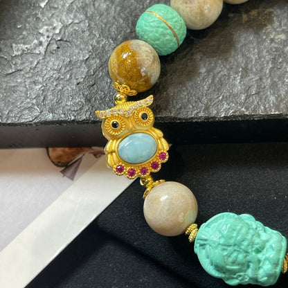 Chrysanthemum Stone Tara Bracelet - jewelry - weilin.com