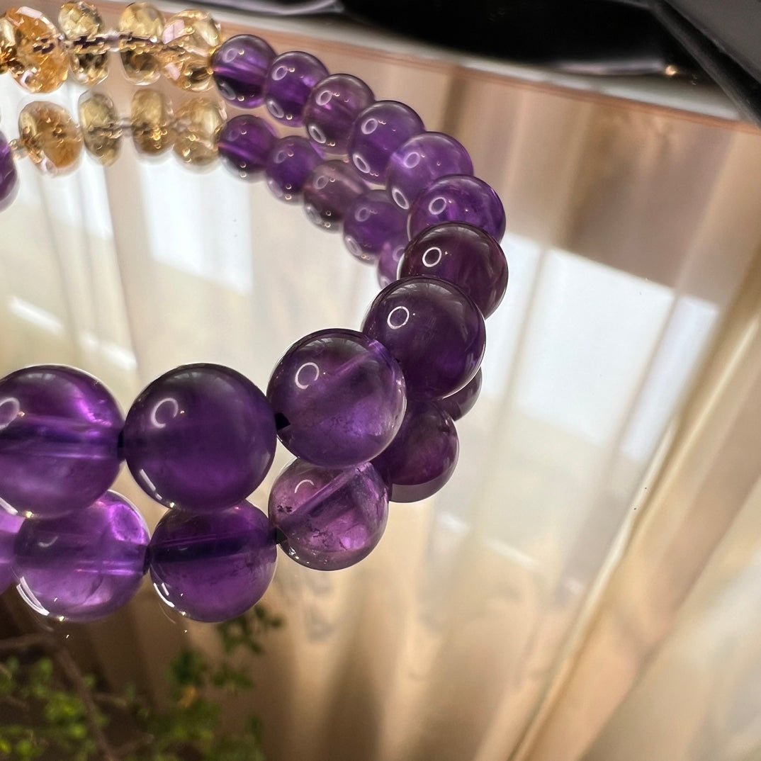 Citrine Faceted Bracelet - jewelry - weilin.com