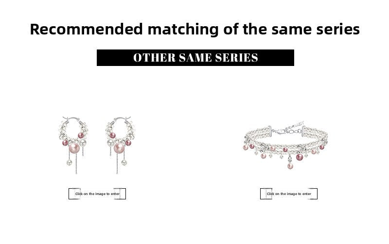 Colored pearl choker necklace - jewelry - weilin.com