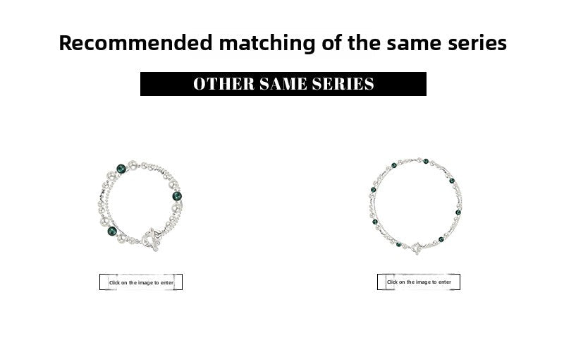 Colored pearl stacking necklace for clothing - jewelry - weilin.com