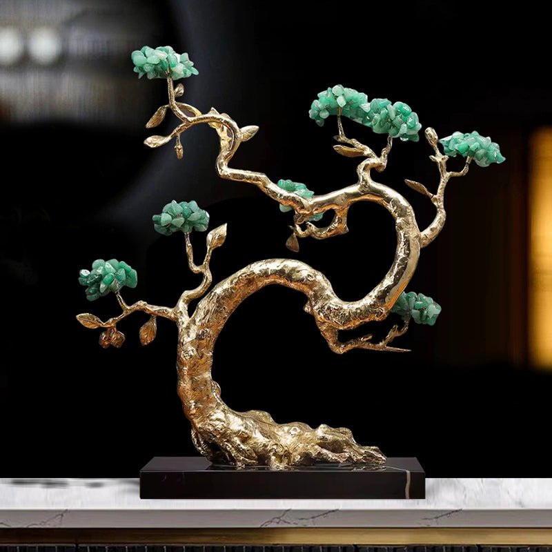 Creative crystal fortune tree home decoration ornaments - jewelry - weilin.com