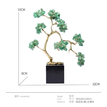 Creative crystal fortune tree home decoration ornaments - jewelry - weilin.com