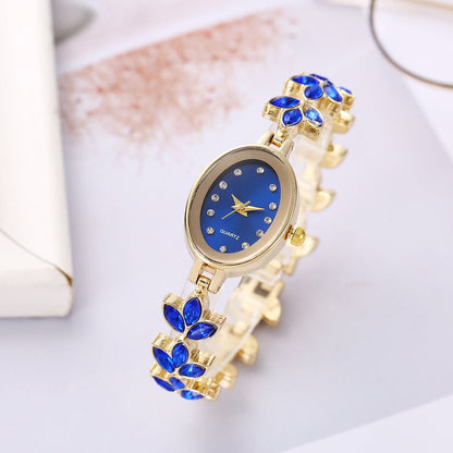 Crystal Clover Ladies Watch - jewelry - weilin.com