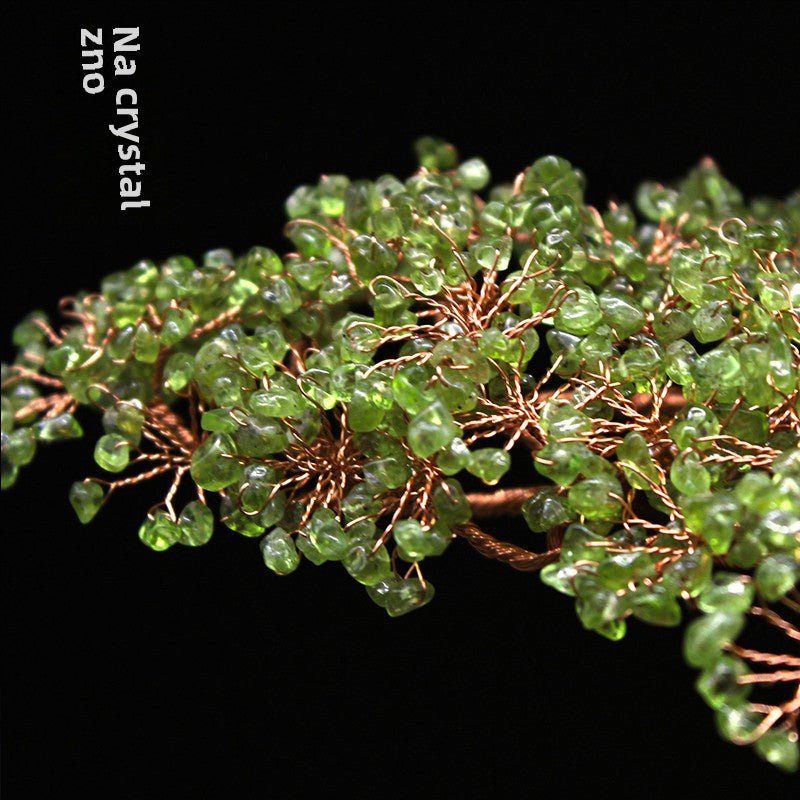 Crystal Feng Shui Fortune Tree Home Decoration Ornaments - jewelry - weilin.com