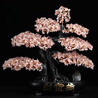 Crystal Feng Shui Fortune Tree Home Decoration Ornaments - jewelry - weilin.com