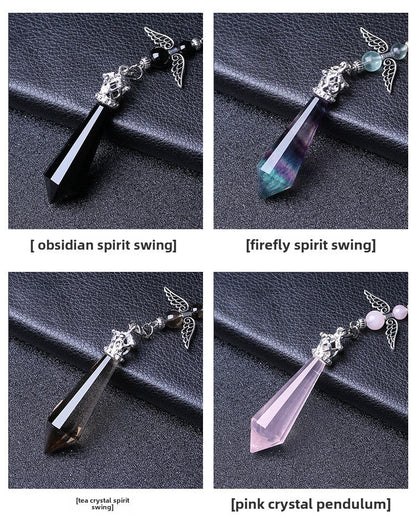 Crystal Gray Moonlight Pendant Necklace for Men and Women - jewelry - weilin.com