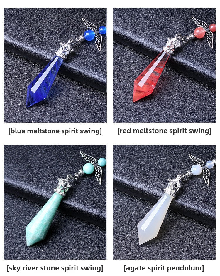Crystal Gray Moonlight Pendant Necklace for Men and Women - jewelry - weilin.com