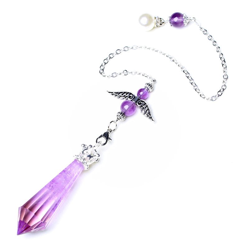 Crystal Gray Moonlight Pendant Necklace for Men and Women - jewelry - weilin.com