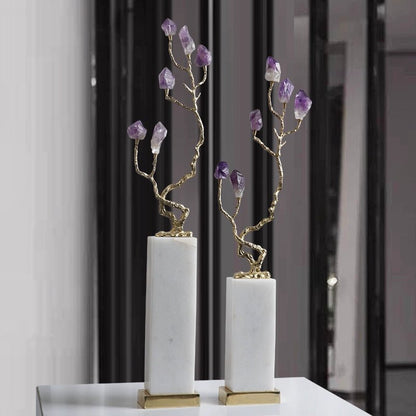 Crystal pine tree ornaments new Chinese style fortune craft decorative ornaments - jewelry - weilin.com