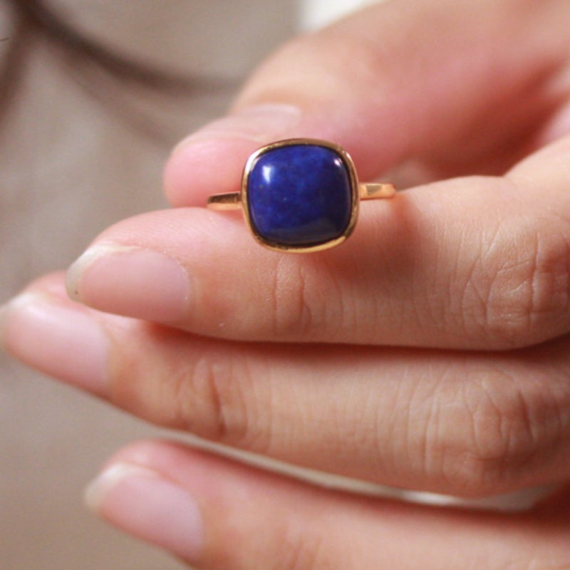Natural Lapis Lazuli Ring