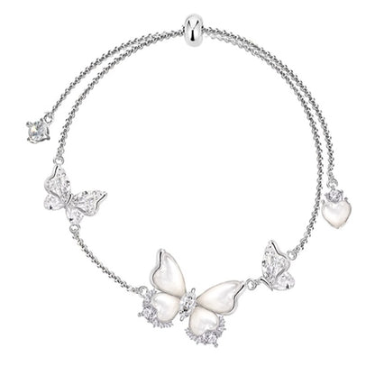 Butterfly fluttering bracelet
