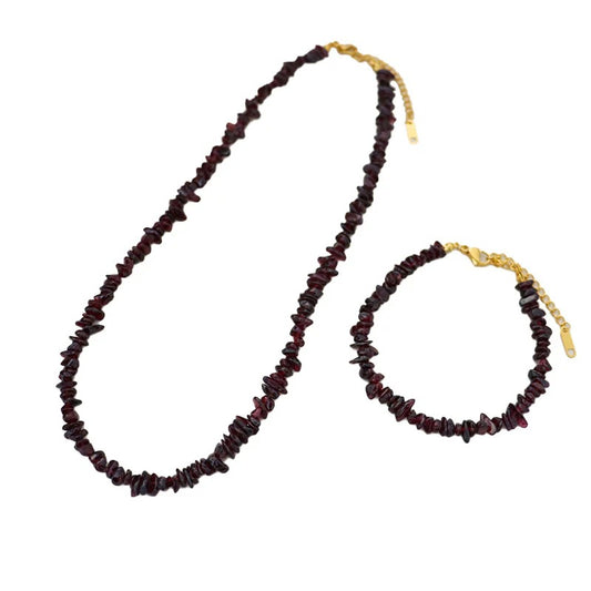 Exquisite Vintage Natural Stone Women's Necklace - jewelryweilin