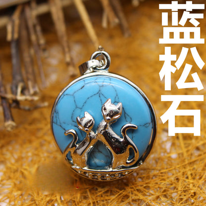 Ethnic fox pendant