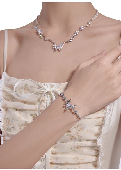 Liquid butterfly bracelet with hollow out