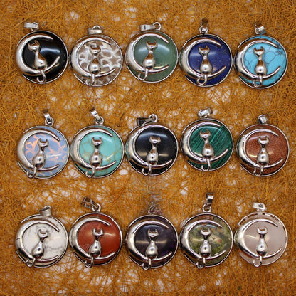 Moon Cat Pendant