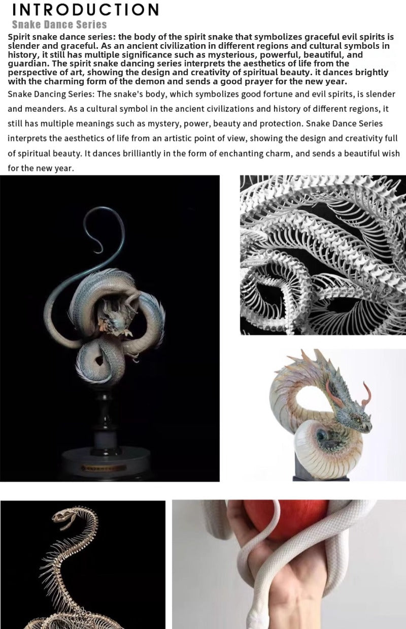 Dark Rose Snake Wristband