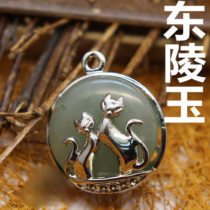 Ethnic fox pendant