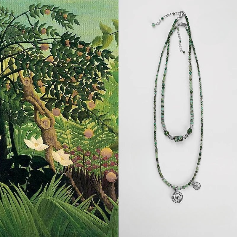 Green Dreamy Pendant Necklace