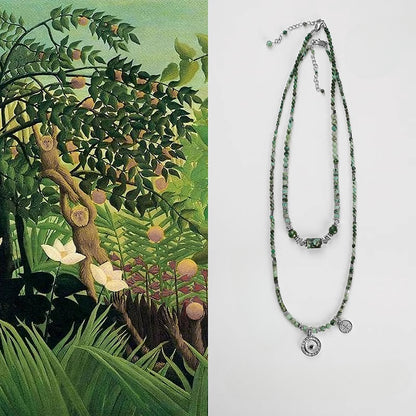 Green Dreamy Pendant Necklace