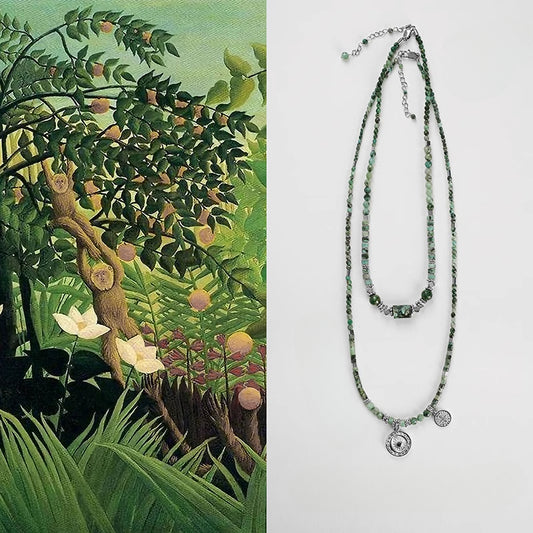 Green Dreamy Pendant Necklace