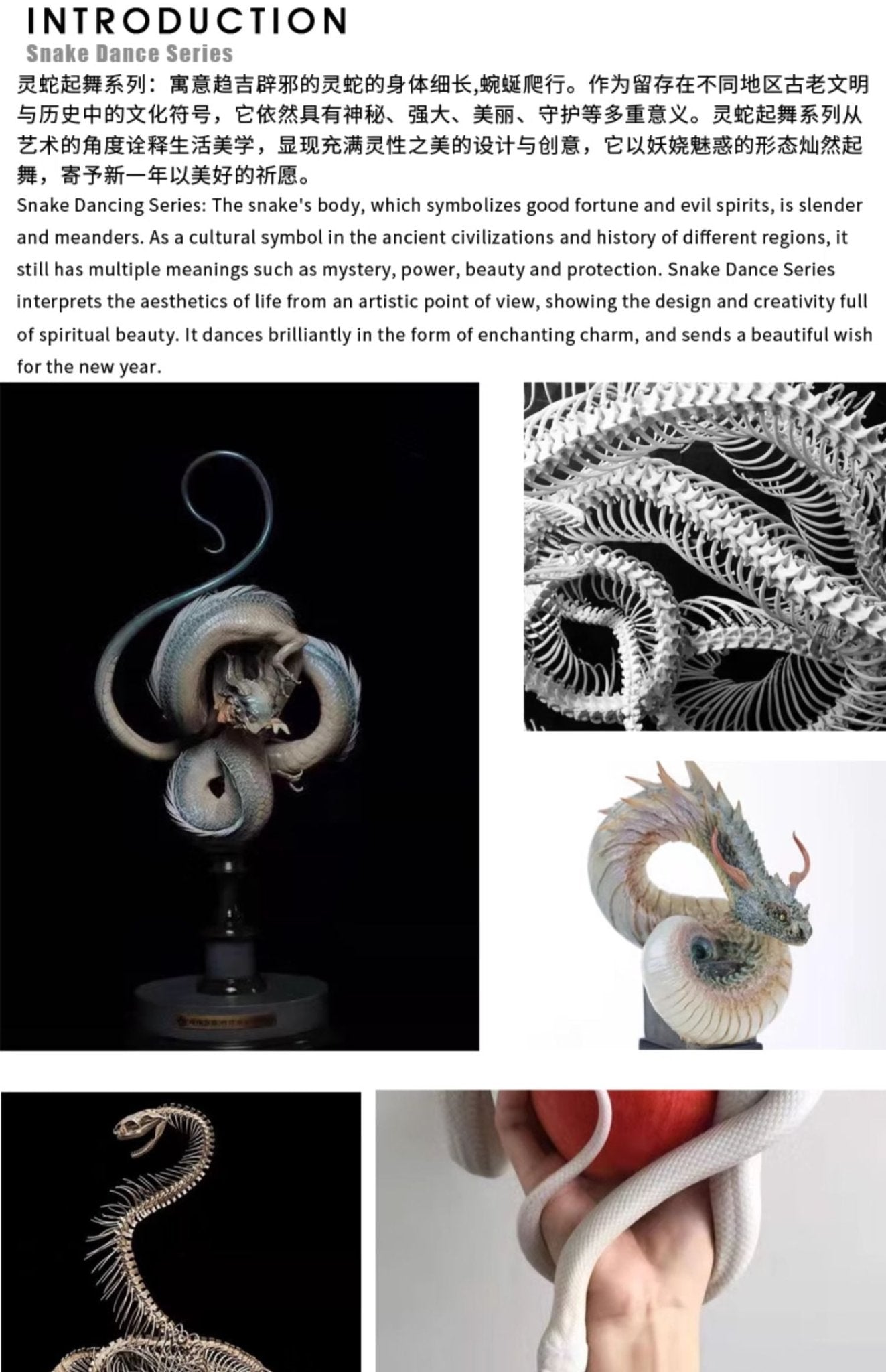 Dancing snake pearl necklace - jewelry - weilin.com