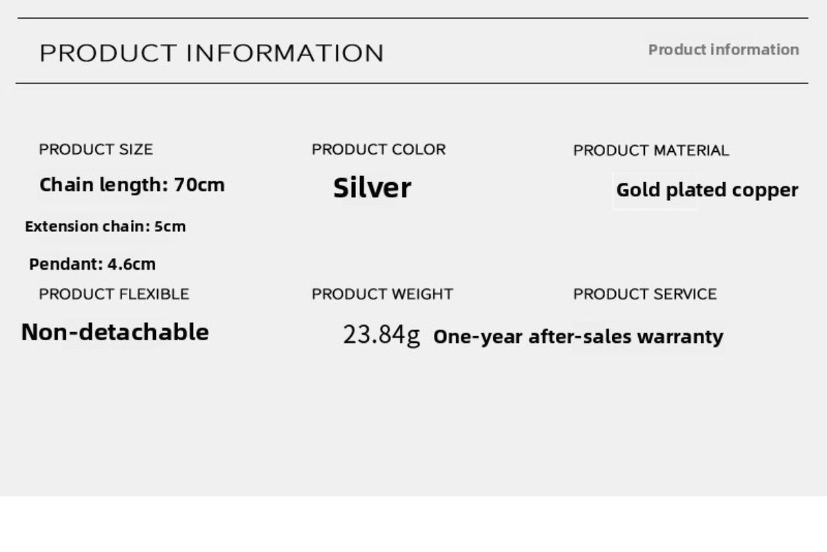 Cross pendant necklace