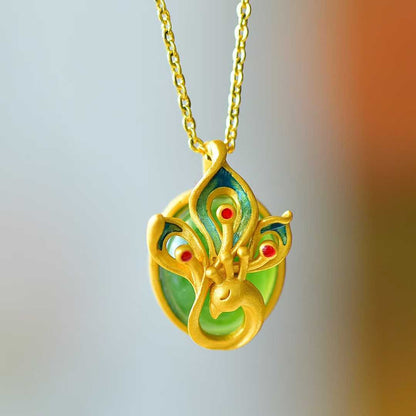 Premium Hetian nephrite jewelry with phoenix nirvana representing renewal and rebirth"