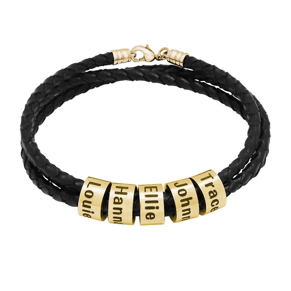 DIY Alphabet Name Braided Rope Jewelry - jewelry - weilin.com