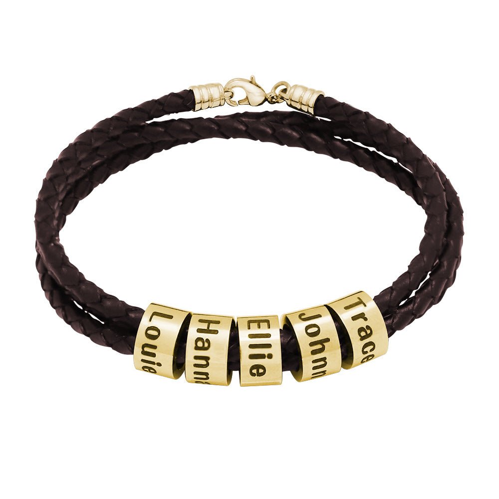 DIY Alphabet Name Braided Rope Jewelry - jewelry - weilin.com