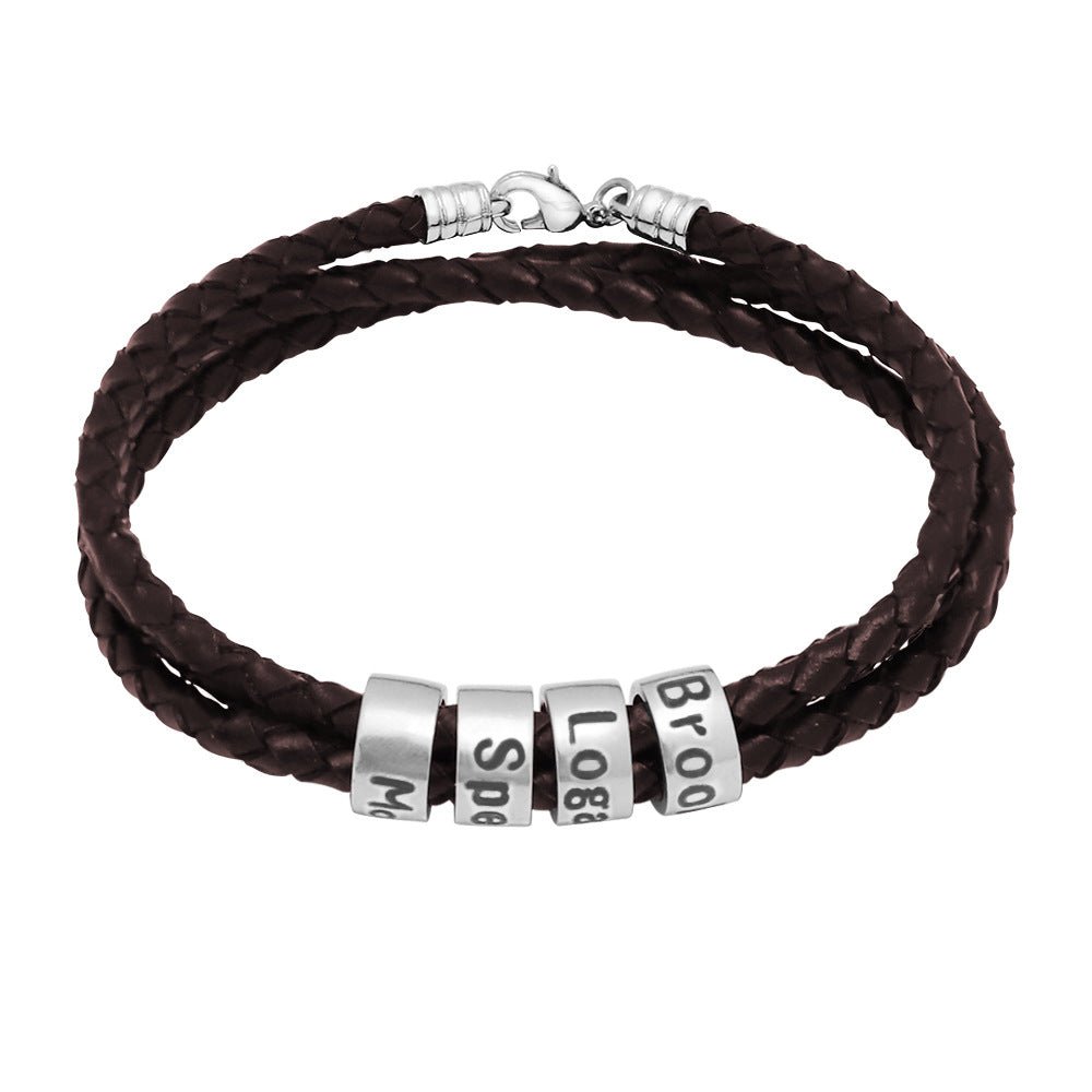 DIY Alphabet Name Braided Rope Jewelry - jewelry - weilin.com
