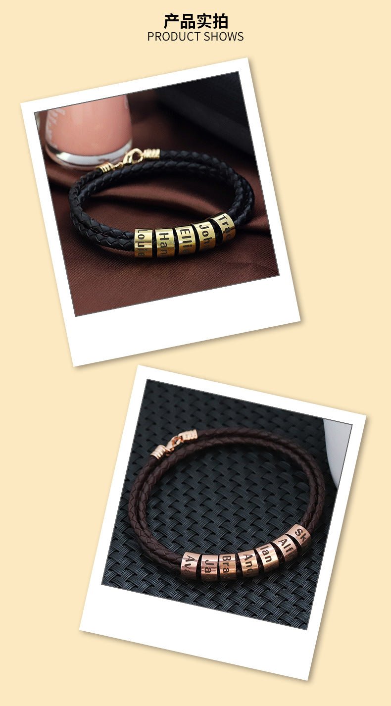 DIY Alphabet Name Braided Rope Jewelry - jewelry - weilin.com