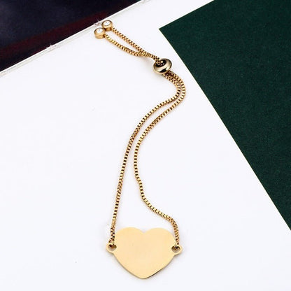 DIY engraved heart bracelet - jewelry - weilin.com