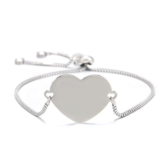 DIY engraved heart bracelet - jewelry - weilin.com