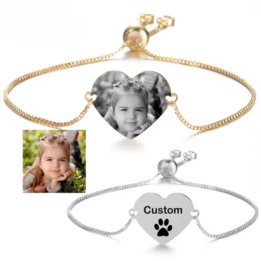 DIY engraved heart bracelet - jewelry - weilin.com