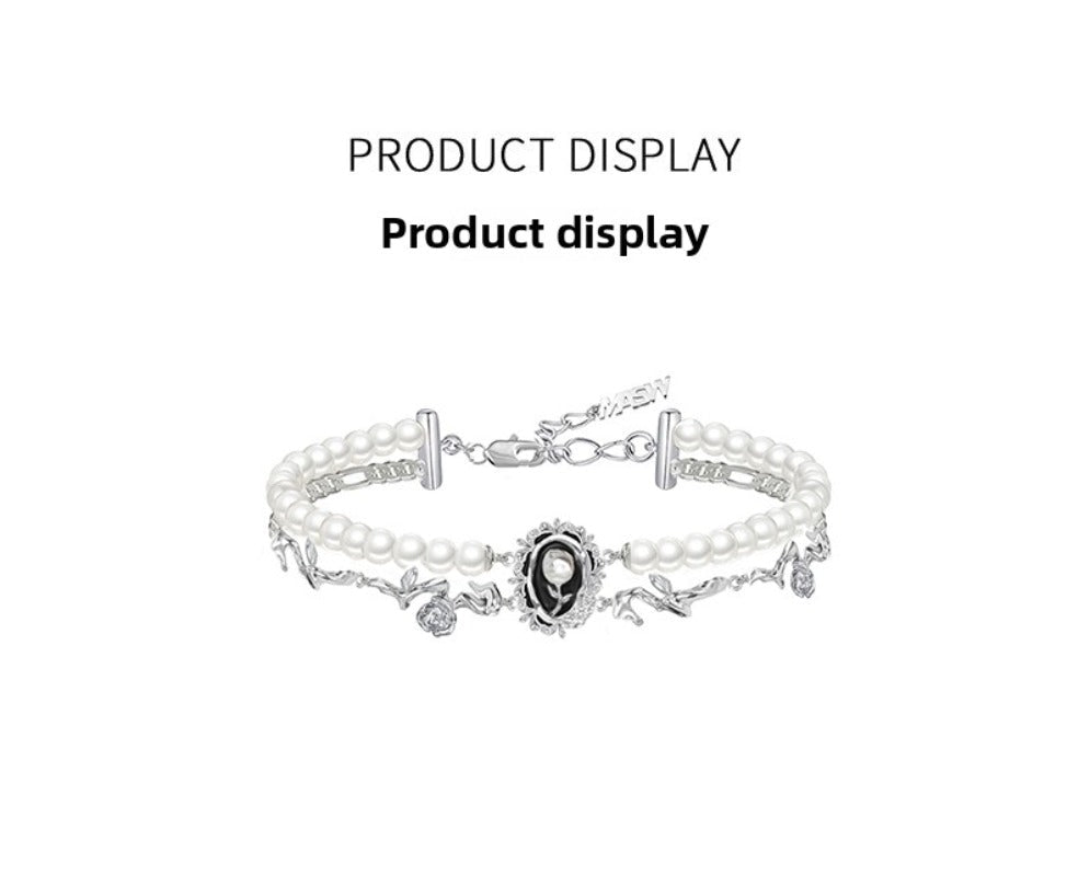 Double - strand pearl necklace - jewelry - weilin.com