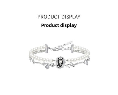 Double - strand pearl necklace - jewelry - weilin.com