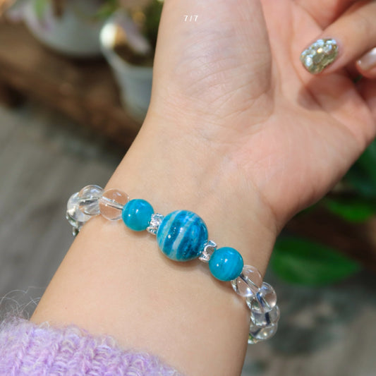 Natural White Crystal Bracelet