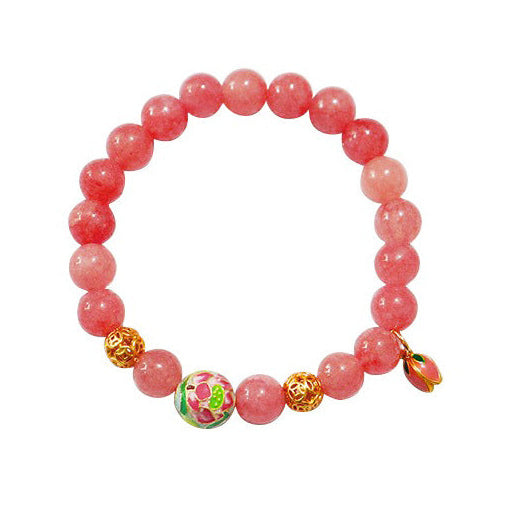 New Chinese style colorful flower beaded bracelet for women - jewelryweilin