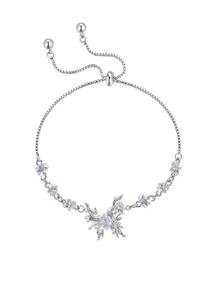 Liquid butterfly bracelet with hollow out