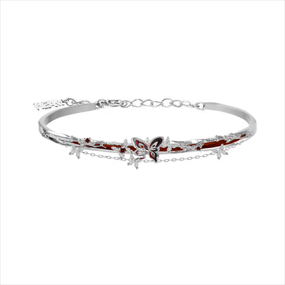 Red butterfly bracelet