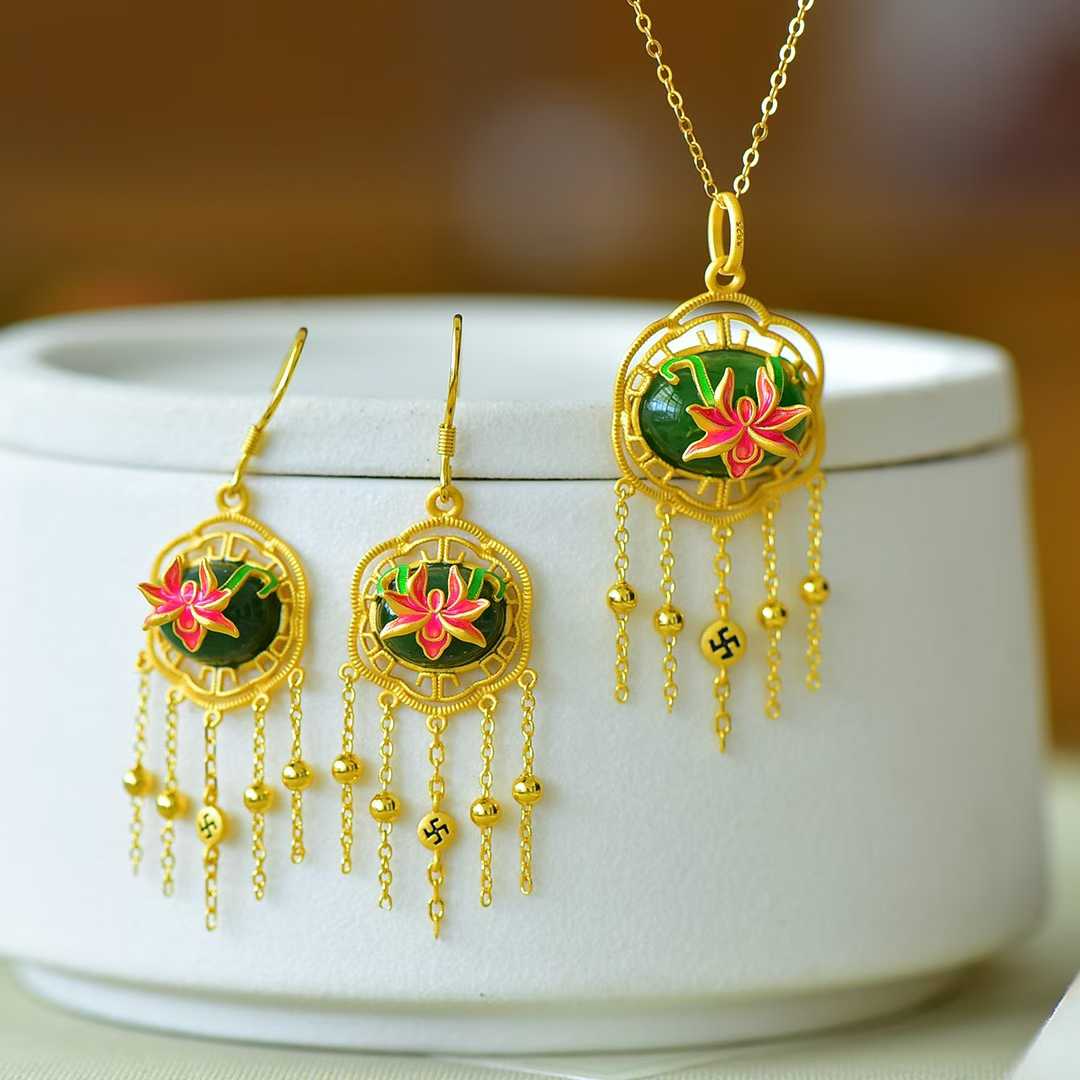 Premium Hetian green nephrite jewelry representing gentle virtue and intelligent grace