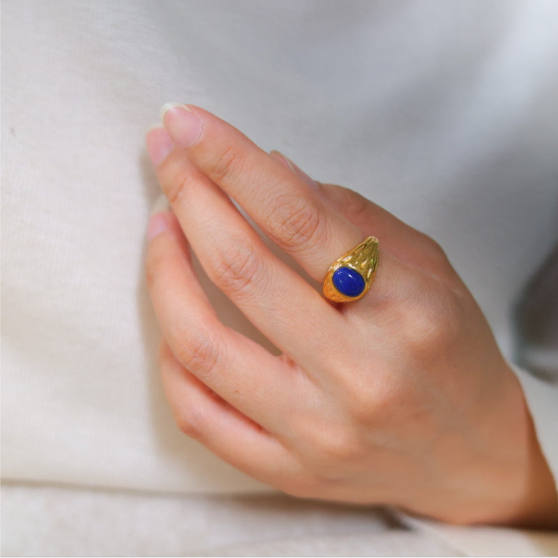 Natural Lapis Lazuli Ring