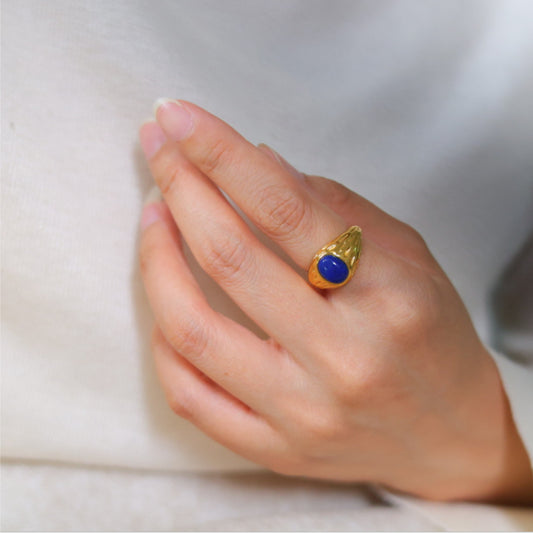 Natural Lapis Lazuli Ring