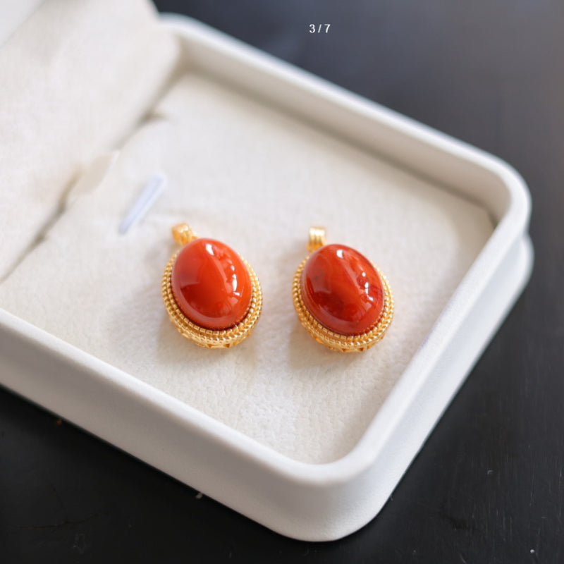 Natural Nanhong Sichuan Origin Pendant
