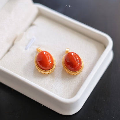 Natural Nanhong Sichuan Origin Pendant