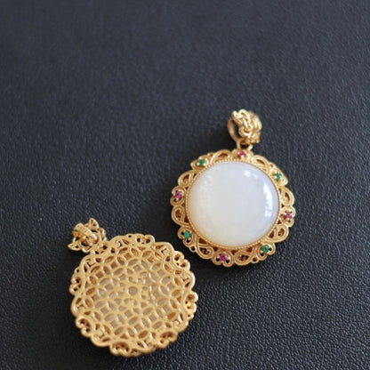 Natural White Mother of Pearl Pendant