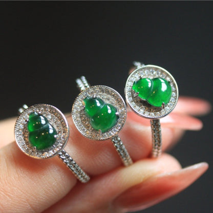 Natural Jadeite Gourd Ring