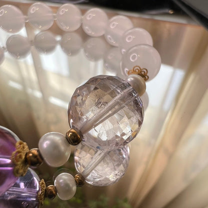 Eleven - pointed amethyst bracelet - jewelry - weilin.com