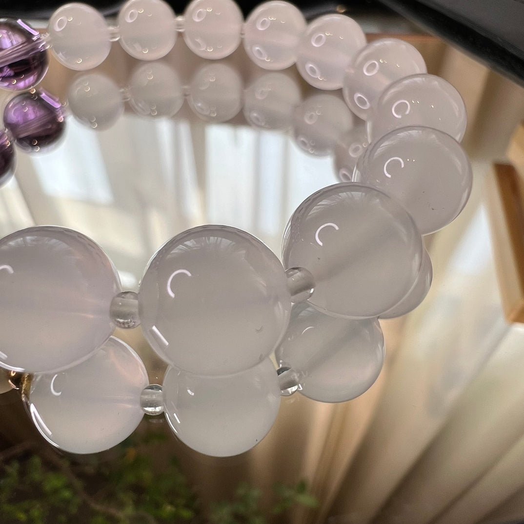 Eleven - pointed amethyst bracelet - jewelry - weilin.com