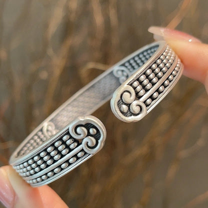 Enamel Pisces Ruyi Motionless Abacus Bracelet - jewelry - weilin.com
